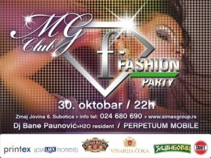 FTV party , MG Club, Subotica