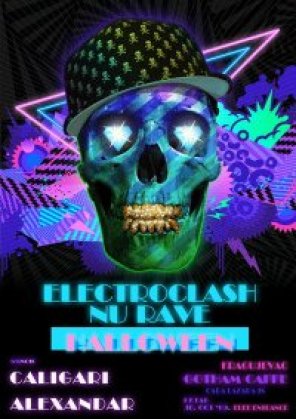NU RAVE Halloween with Caligari & Alexandar, Gotham Caffe, Kragujevac