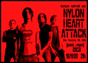 NYLON HEART ATTACK (San Francisco, CA, U.S.A.), Žica, Beograd