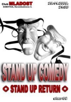 STAND-UP COMEDY, klub MLADOST (Mini Club), Subotica