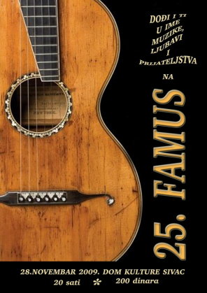 25. FAMUS, Dom Kulture, Sivac