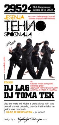 29524: JESENJA TEHNO SPOZNAJA @ KLUB COMPRESSOR - subota 28.11., Compressor, Novi Sad