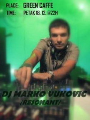 MARKO VUKOVIĆ, CaffeClub Green, Niš