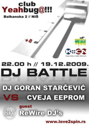 DJ BATTLE , yeahBUG@ (club BUG), Niš