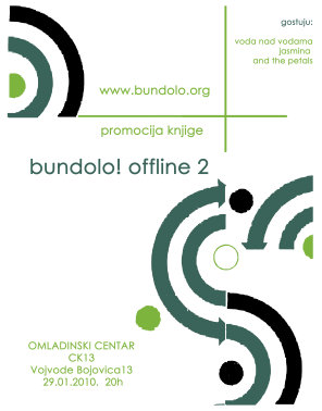 promocija knjige bundolo! offline2, Omladinski centar CK13, Novi Sad