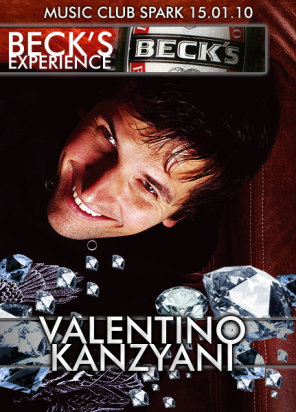 BECK'S presents: VALENTINO KANZYANI, Muzički klub Spark, Niš