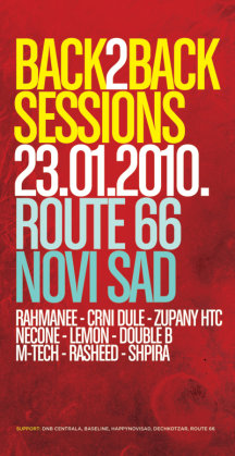 Back2Back Sessions , Route 66, Novi Sad