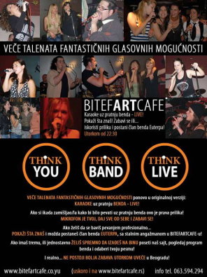 Veče fantastičnih glasovnih mogućnosti, Novi Bitefartcafe, Beograd