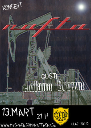 NAFTA u CK13 (gosti:Jolana Brown), Omladinski centar CK13, Novi Sad