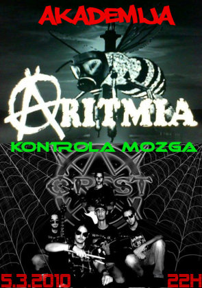 Aritmia & Kontrola Mozga Live @ Akademija, Akademija, Beograd