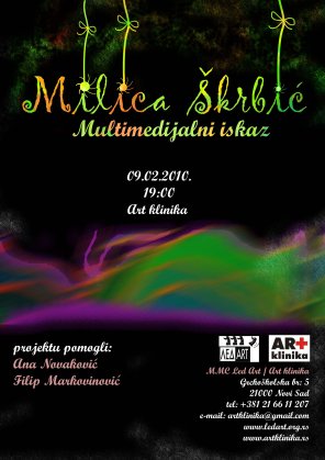 Milica Škrbić + Komunikacija - multimedijalni iskaz, Multimedijalni centar Led art / ex Art klinika, Novi Sad