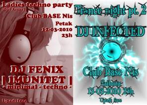 Techno & Trance vikend, Club Base, Niš