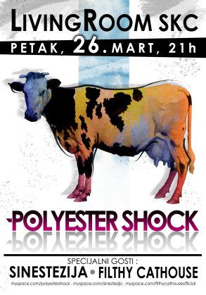 POLYESTER SHOCK - koncert i promocija albuma "Soba 304", Livingroom SKC–a, Beograd