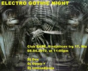 ELECTRO GOTHIC NIGHT, Club Base, Niš