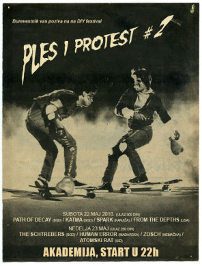 PLES I PROTEST DIY HC - PUNK Fest 2 at Akademija, Akademija, Beograd