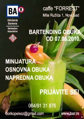 Bartending obuka - obuka za barmene, Eduka Centar, Novi Sad