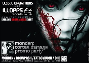 MONDEN-Cortex Damage promo party, Petrovaradinska tvrđava, Novi Sad