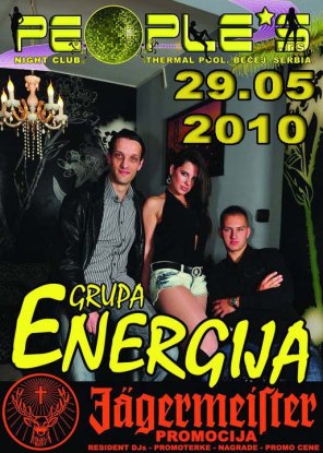 DieselParty::..Grupa Energija LIVE + JagerPromo!, People's Termalni Bazen, Bečej