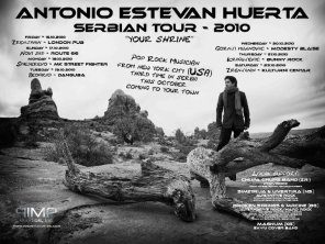 ANTONIO ESTEVAN HUERTA SERBIAN-TOUR with UVERTIRA, Route 66, Novi Sad