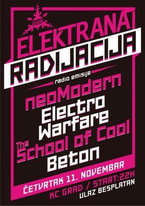 ELEKTRANA RADIJACIJA 4, Kulturni Centar Grad, Beograd