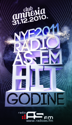 AS FM HIT GODINE - NYE 2010, Club Amnesia, Novi Sad