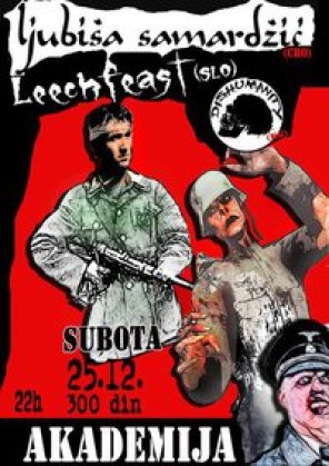 LJUBIŠA SAMARDŽIĆ (HR), LEECH FEAST (SLO) & DISHUMANITY (KG) @ AKADEMIJA!, Akademija, Beograd