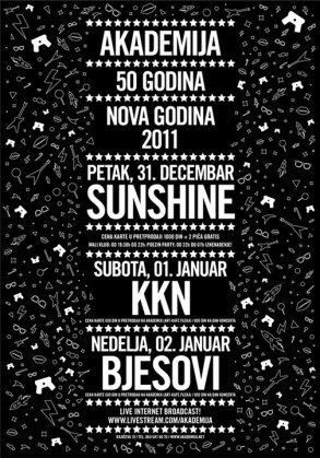 SUNSHINE @ AKADEMIJA! READY FOR NEW YEAR'S BLAST?!!! ;), Akademija, Beograd