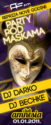 AS FM PARTY POD MASKAMA, Club Amnesia, Novi Sad