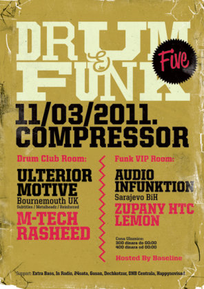 DRUM & FUNK 5 :: ULTERIOR MOTIVE Bournemouth UK, Compressor, Novi Sad