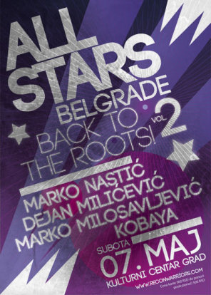 ALL STARS BELGRADE PARTY vol. 2, Kulturni Centar Grad, Beograd