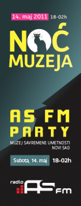 AS FM Party @ Noć muzeja, Muzej savremene umetnosti Vojvodine, Novi Sad