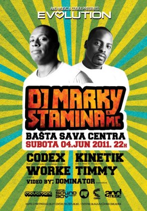 EVOLUTION :: DJ MARKY & STAMINA MC, Bašta Sava Centra, Beograd