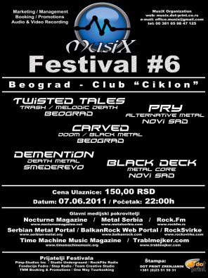 MusiX Festival #6, Ciklon, Beograd