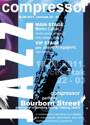 Bourbon street, Compressor, Novi Sad