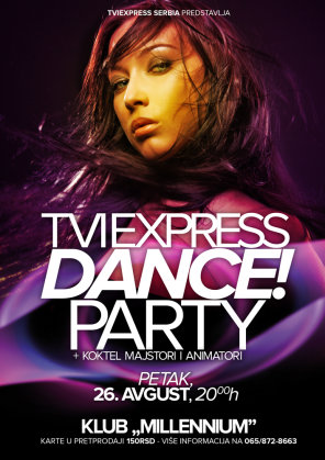 TVIExpress Dance! Party, Centar Millennium, Vrsac