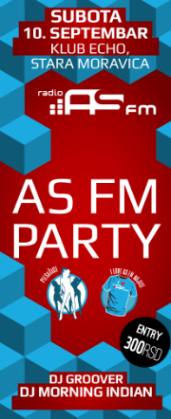 AS FM PARTY, Club Echo, Stara Moravica
