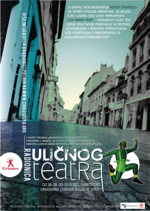 Radionica uličnog teatra „The Green man“, Cirkusfera, Beograd
