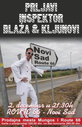 Prljavi Inspektor Blaža i Kljunovi live @ Route 66 - Novi Sad, Route 66, Novi Sad