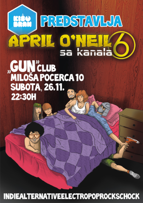 Kišobran LIVE! uz bend April O'Neil sa kanala 6, Gun Club, Beograd
