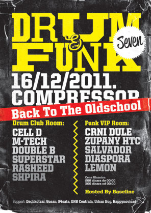 DRUM & FUNK :: Back To The Oldschool, Compressor, Novi Sad