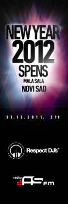 New Year Party 2012, Spens, Novi Sad