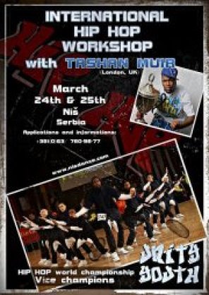 Internacionalni hip-hop seminar sa Tashanom Muirom u Nišu!, PK Swing Niš, Niš