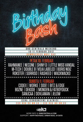 DNB CENTRALA BIRTHDAY BASH, Compressor, Novi Sad