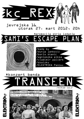 PROMOCIJA STRIP IZDANJA SAMI'S ESCAPE PLAN, Kulturni centar REX, Beograd