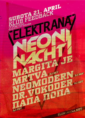 NEON NACHT @ FEEDBACK, Feedback, Niš