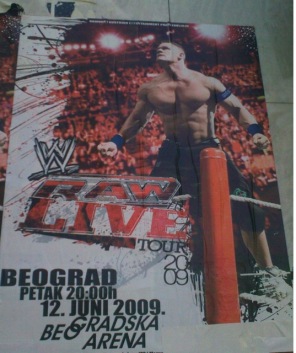 WWE Raw Live Tour 09, Beogradska Arena, Beograd