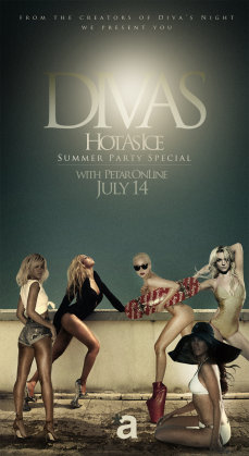 DIVAS HOT AS ICE Summer Party , Klub Apartman, Beograd