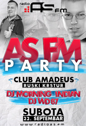 AS FM PARTY, Discoteque "Amadeus", Ruski Krstur