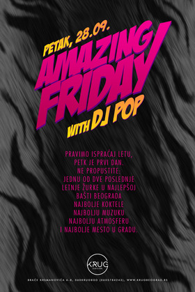 AMAZING FRIDAY, Klub Krug, Beograd
