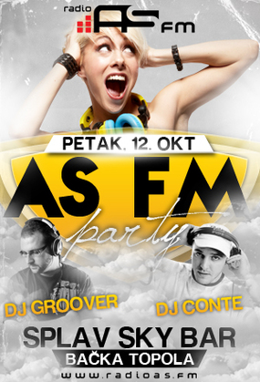 AS FM PARTY, Splav "Sky Bar", Bačka Topola